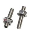 Exhaust Stud Bolt M8 Stainless Steel 2.5mm Compatible with Automotive Motorcycle Parts Aerox 150cc(2PCS-Silver) view 1