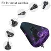 Witchcraft Cat Bike Seat Cushion Waterproof Bicycle Seat Cover with Drawstring Comfort Dustproof Rain Proof Protection Bike Seat for Outdoor Most Bicycles Mountain Road Bikes view 3