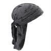 TiaoBug Cooling Helmet Liners Do Rag for Men Cooling Head Wraps Hard Hat Liner Motorcycle Pirate Bandana Dark Gray One Size view 1