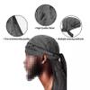 TiaoBug Cooling Helmet Liners Do Rag for Men Cooling Head Wraps Hard Hat Liner Motorcycle Pirate Bandana Dark Gray One Size view 2