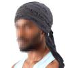 TiaoBug Cooling Helmet Liners Do Rag for Men Cooling Head Wraps Hard Hat Liner Motorcycle Pirate Bandana Dark Gray One Size view 3