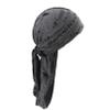 TiaoBug Cooling Helmet Liners Do Rag for Men Cooling Head Wraps Hard Hat Liner Motorcycle Pirate Bandana Dark Gray One Size view 4