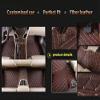 All Season Car Floor Mats Leather Carpet Set for Toyota RAV4 CA40 2013-2018 3D Full Protection Automotive Interior Accessories Coffee 1 Set view 4