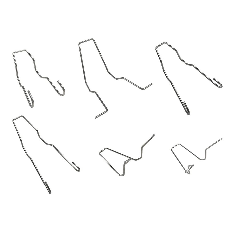 FSTURIOS 6 PCS Bulb Retaining Spring Clips for H1/H3/H4/H7, Car Headlight Clamp Retainer Spring Clips, Universal Headlamp Clamp Dip Dipped Beam Bulb Holder Clips for SUV Sedan Truck