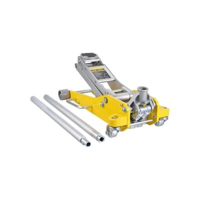 HLOMAUD 3T/2T Floor Jack Aluminum Hydraulic Racing Car with Dual Piston Lift Pump for Auto Repaire(2T Aluminum Iron)