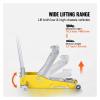 HLOMAUD 3T/2T Floor Jack Aluminum Hydraulic Racing Car with Dual Piston Lift Pump for Auto Repaire(2T Aluminum Iron) view 3