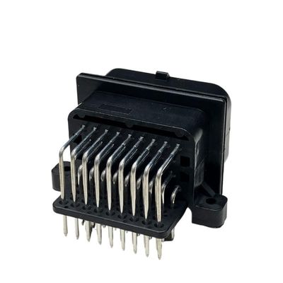 34pin/60pin ECU Connector PCB Socket Wire-to-Board Oil Gas Male and Female Plug 1Set 5Sets(34P Curve-3slots,1 Set)