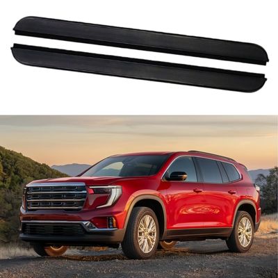Longyeauto 2PCS Side Steps Running Boards Nerf Bars Side Pedal Protector Fits for GMC Acadia 2024-2026 Black(HXF)
