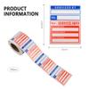 300PCS Car Oil Change Stickers for Windshield,Next Service Due Sticker,2"x2" Removable Vinyl Stickers for Most Cars Trucks SUVs (Blue Red 2) view 2