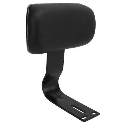 Fesjoy Bike Rear Seat Cushion, Motorcycle Passenger Backrest with Metal Support, Comfortable Black, Ergonomic Design, for Electric Cycle