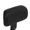 Fesjoy Bike Rear Seat Cushion, Motorcycle Passenger Backrest with Metal Support, Comfortable Black, Ergonomic Design, for Electric Cycle view 2