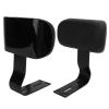 Fesjoy Bike Rear Seat Cushion, Motorcycle Passenger Backrest with Metal Support, Comfortable Black, Ergonomic Design, for Electric Cycle view 3