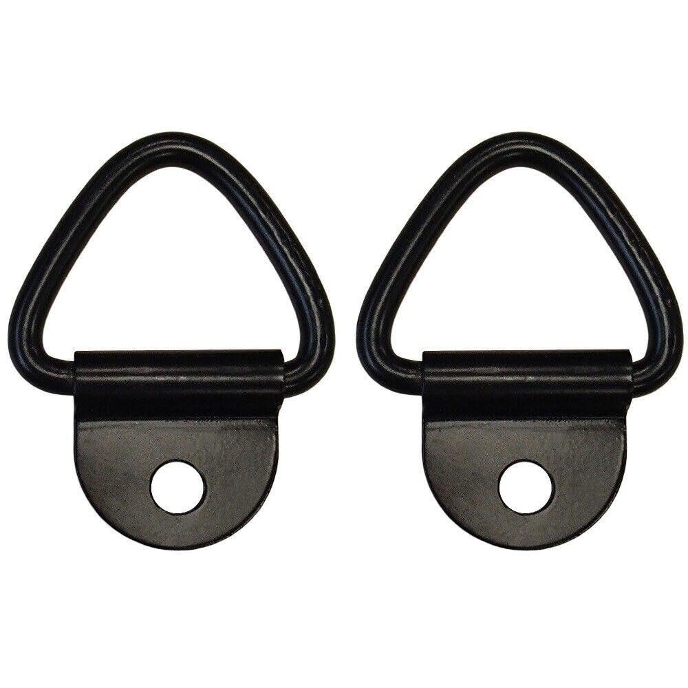 BANA COSMETICS for (2) 1/4" Steel D-Ring Truck Trailer Motorcycle ATV Rope Chain Tie Down 2,400#