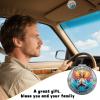 Qoncosy Guardian Angel Visor Clip, Guardian Angel for Car Visor Clip,with 3D Relief Design and Leather Pouch, Car Visor Clip for Safe Travel, Spiritual Gifts for Drivers view 4