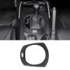 Qiosreui Gear Shift Panel Cover Trim for Mazda MX-5 2016-2025/Fiat 124 Spider 2017-2020 Accessories, Center Console Gear Shifter Knob Panel Frame, Shifter Box Cover Sticker Dry Carbon Fiber (Black) view 1