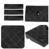 3Pcs Plastic Curb Ramp for Bicycles and Strollers, Black view 3