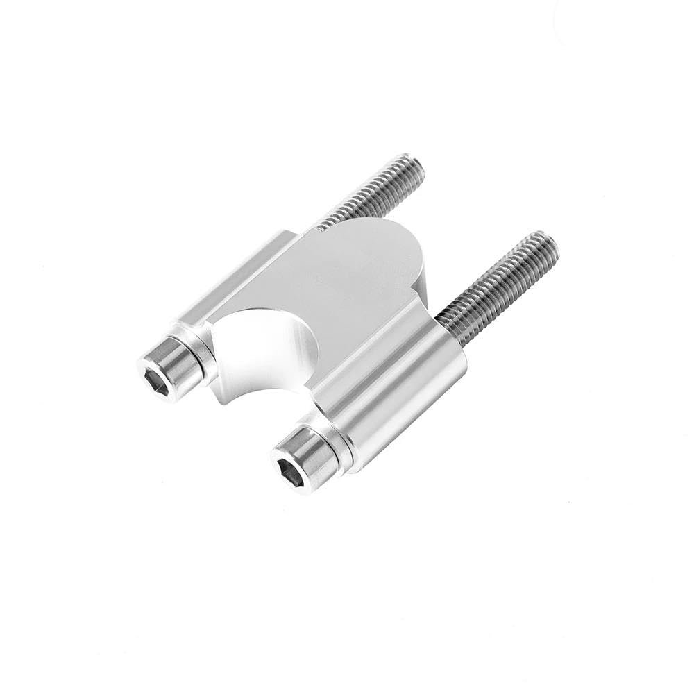 for Z800 for Z 800 28mm 1 1/8" 22mm 7/8" Motorcycle Handlebar Riser Clamp Handle Bar Mount Handlebar Clamp Riser(Silver,22mm)