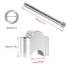 for Z800 for Z 800 28mm 1 1/8" 22mm 7/8" Motorcycle Handlebar Riser Clamp Handle Bar Mount Handlebar Clamp Riser(Silver,22mm) view 2