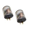 XIZAKEE 2 PCS 12V 2 Pin Electronic Flasher Relay, 20A Round Shell Fast Flasher Relay, Universal Heavy Duty Incandescent Bulbs Fast Flash Socket Kit, for Most Cars Motorcycles (Transparent) view 1