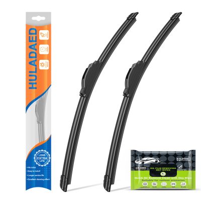 22"+21" OEM Quality Windshield Wiper Blades Replacement for Dodge Durango 2011-2024 Toyota Tacoma 2005-2016 Jeep Grand Cherokee 2011-2021 Honda Pilot 2009-2015 and more(Pack of 2 and Cleaning Wipes)