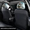 TZBVTAU 2 Pack Funny Shark Raccoon Car Headrest Cover Elastic,Funny Animal Interior Front & Rear Car Seat Head Rest Cover Protector Decor Universal for SUV Auto view 3