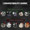 TZBVTAU 2 Pack Funny Shark Raccoon Car Headrest Cover Elastic,Funny Animal Interior Front & Rear Car Seat Head Rest Cover Protector Decor Universal for SUV Auto view 4
