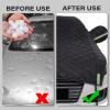 Hail Protector Car Cover, Car Snow Cover Compatible with Kia Soul 2009-2025, Half Car Covers with Cotton Lining,Padded Hail Blanket Rain Snow Dust Resistant for All Seasons e111q view 4