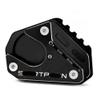 Motorcycle Kickstand Side Stand Enlarge Support Plate Pad For SVARTPILEN 125 200 250 For Svartpilen 2021-2023 view 1