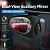 HD Car Blind Spot Elimination Mirror - 360 Rotatable, Rain/Fog Resistant, 2026 Upgraded 1/2 Pack Car Side Glass Convex Blindspot Mirror for Cars Trucks SUV, Universal Fit (1PC-White-L) view 2