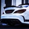 for Mercedes for Benz 2013-2020 Cla W117 C117 C180 C200 C250 C260 Cla45 Carbon Fiber Rear Trunk Lid Boot Ducktail Lip Spoiler Wings view 3