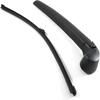 Rear windshield wiper blades and wiper arm kit for A4 for Allroad 8KH B8 2009-2016 (black) Car rear wiper Replacement view 2