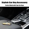 Nexorium Car Keychain, Sports Car Keychain for Automobile - Decorate Car Keys, Fashion Car Accessories Backpack Keychains (Yellow) view 3