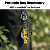 Nexorium Car Keychain, Sports Car Keychain for Automobile - Decorate Car Keys, Fashion Car Accessories Backpack Keychains (Yellow) view 4
