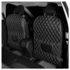 TYDXZNB Seat Back Protector for BMW X1 20162025 2026 F48/U11 Car Kick Mat with Storage Pocket, Waterproof Backseat Cover, Easy Clean Rear Seat Guard,Black and White view 1