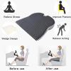 Height Booster Cushion for Fiat Bravo 2008-2012, Firm Wedge Foam Seat Pad for Better Posture Elevated Sitting Non-Slip,Black view 2