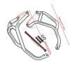 for GSX-S 750 for GSXS750 for GSXS 750 for GSXS-750 2017-2019 2020 2021 2022 Engine Guard Crash Bar Frame Protector Bumper Motorcycle Crash Bar view 2