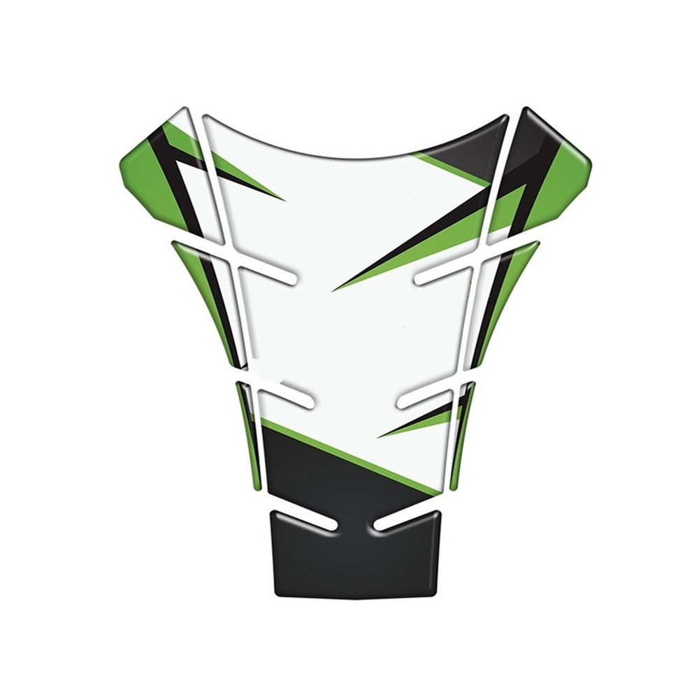 Case Decals for for ZX10R Motorcycle Fuel Tank Protector 3D Gel Sticker Decal Pad Protection Sticker(White)