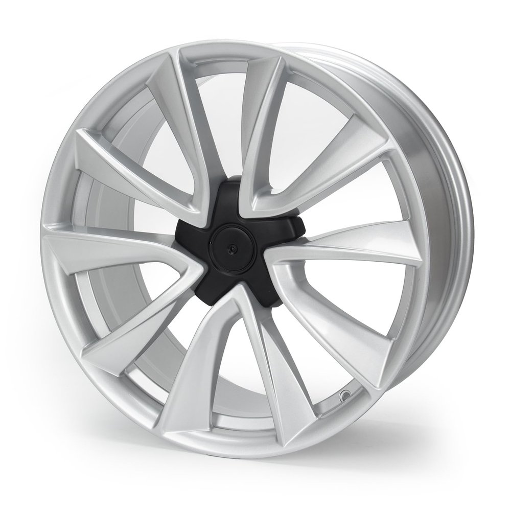 19'' x 8.5'' Aluminum Alloy Replacement for OE Wheel Rim Compatible with Model 3 2017-2023 - Direct Fit Silver Wheel Rim