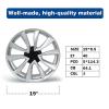 19'' x 8.5'' Aluminum Alloy Replacement for OE Wheel Rim Compatible with Model 3 2017-2023 - Direct Fit Silver Wheel Rim view 2