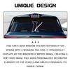 JYIS Cute Dog Rear Windshield Wiper Sticker, White Waterproof Vinyl Decal with Wagging Tail Effect, Funny Dog Self-Adhesive Windshield Decal Car Decoration for Most Cars, Laptop (Style B) view 3