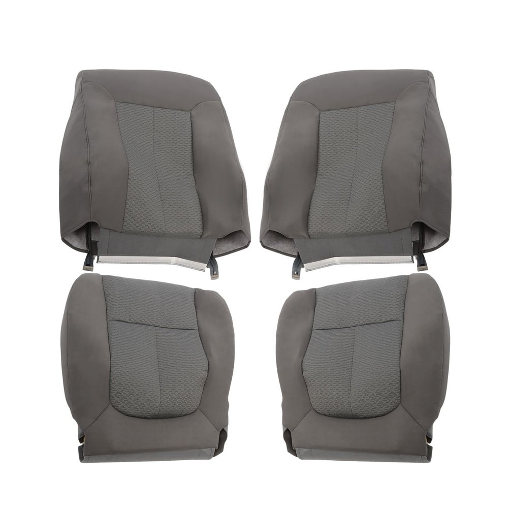 Genuine Front Cloth Seat Cover Gray/Driver Foam for Ford F250 F350 XLT FX4 2011-2016 OEM-Quality Replacement Part