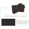 Door Groove Pads for CR-V 2023, Car Gate Slot Mats Non-Slip Cup Holder Mats Center Console Liners Car Accessories,Red view 3