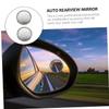 Abaodam 360 Rotatable Car Blind Spot Mirror with Frame, 2 Pairs Wide Angle Rearview Auxiliary Mirrors for Parking and Reversing, Compatible with Cars, Trucks, and Suvs view 3