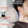 Dapucarin Car Neck Pillow Seat Ergonomic Design Memory Foam, Gray, 1 Pack view 2