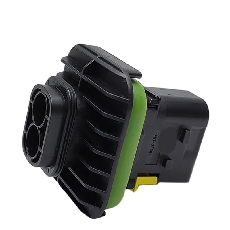 1/5/10 Sets 2 Pin 1-1564546-1 1-156452-1 Connector Male or Female Plug with Terminal and Rubber(2pin 1-1564546-1,10 Sets)