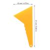 KAILIKETIY Car Vinyl Wrap Squeegee 6Pcs Triangle Film Scraper Set with Thickened Auto Window Tint Scraper for Vehicle Windshield Glass Removal and Car Film Application view 2