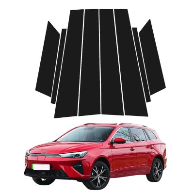 Outer Pillar Post Panel Covers for MG 5 EV 2018 2019 2020 2021 2022 2023, Pillar Post Pre Cut Window Trim Kits Adhesive Backs UV Resistant