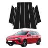 Outer Pillar Post Panel Covers for MG 5 EV 2018 2019 2020 2021 2022 2023, Pillar Post Pre Cut Window Trim Kits Adhesive Backs UV Resistant view 1