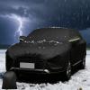 Half Anti-Hail Car Cover for BMW X1 (E84) LCI 2009-2015 Hail Protector Car Cover Hail Blanket for Automobiles Outdoor Heavy Duty with Storage Bag & Mirror Pocket view 2