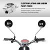 Fkewp 2 PCS Motorcycle Handlebar Mirror Mount Holder, 8mm Thread Mirror Clamp Adaptor Fits 7/8" Handlebar, Aluminum Rearview Mirrors Holder for Motorcycles ATVs Scooters Bikes (Silver) view 4